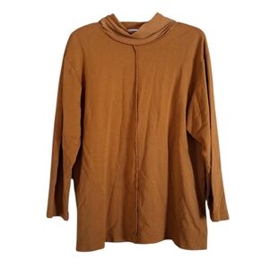 Bryn Walker Lagenlook Oversized Long Sleeve Shirt Size Small